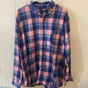 Men’s crown and ivy plaid button down